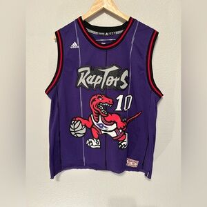 Adidas Toronto Raptors DeRozan 10 Hardwood Classics Retro Dino Jersey Mens XL